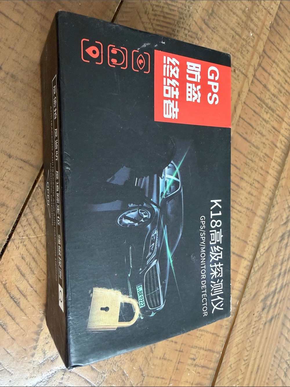 K18 GPS/Spy Monitor Detector - Black